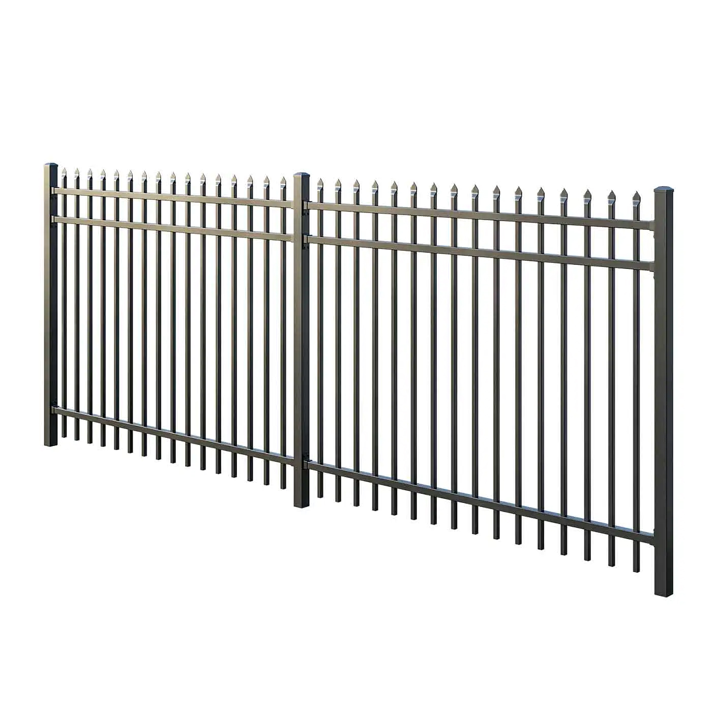 Ornamental Steel Picket Fence | 6ft × 8ft Steel Fence Panel
